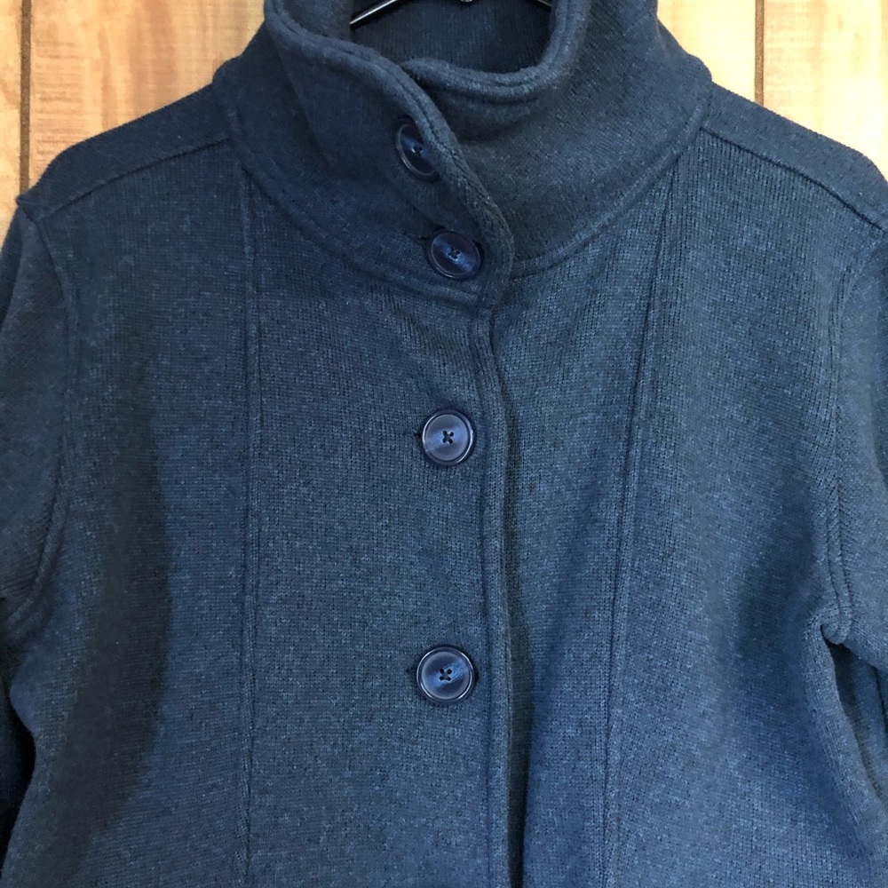 Patagonia Better Sweater Long Fleece Coat Sz L - Picture 7 of 8